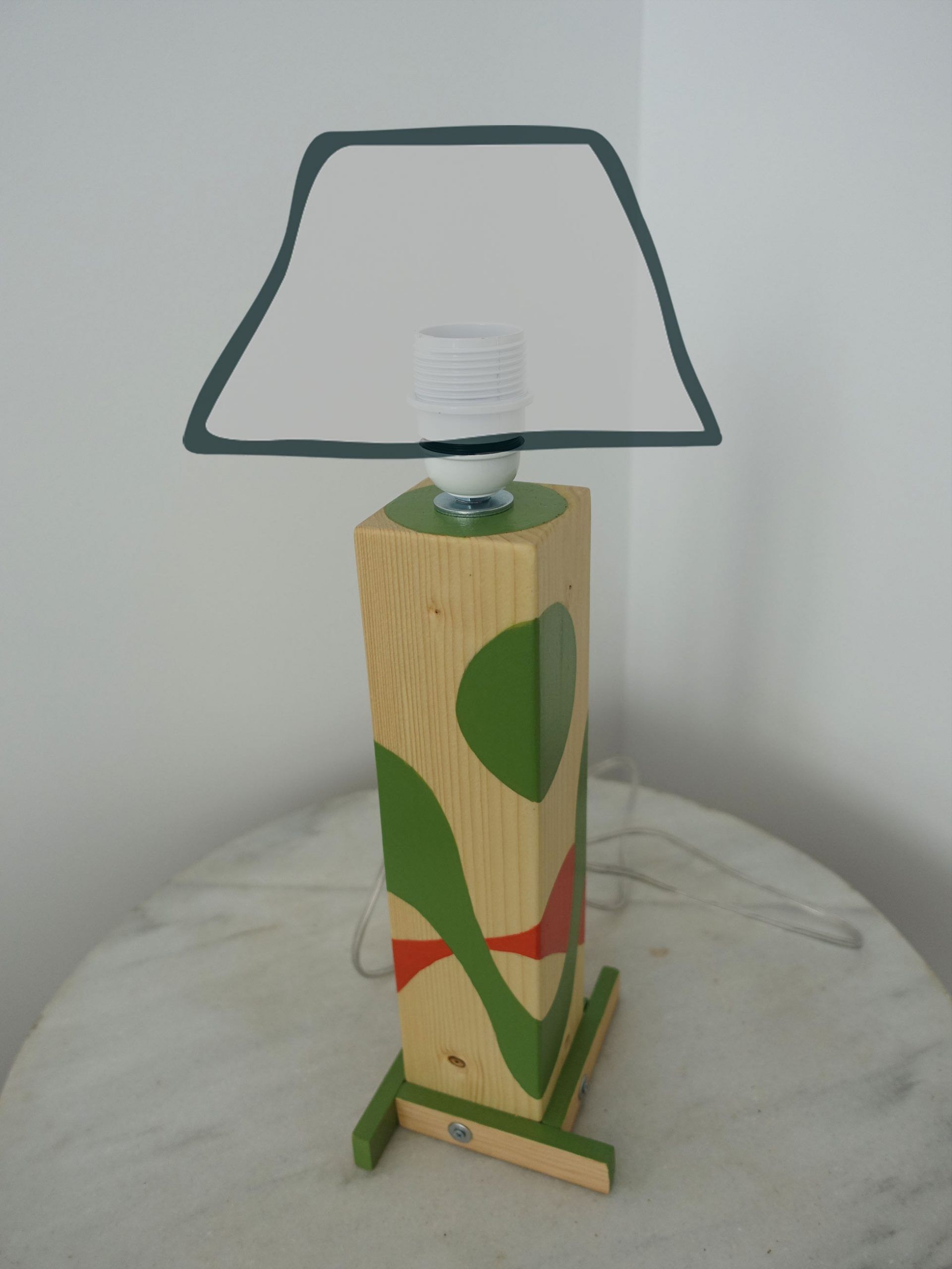 Lámpara de mesa rústica Jaba2. Venta online Lámpara de mesa rústica Jaba2. Venta online