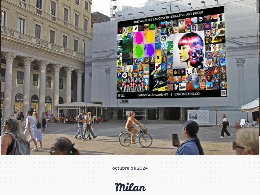 Expometro Milan 2024. Obra fotográfica El Inicio Expometro Milan 2024. Obra fotográfica El Inicio