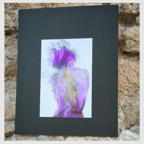 PIEL LILA en papel fotográfico RC satinado. VINDAS ARTE. Sant Pere de Ribes